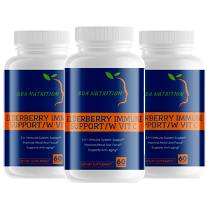Pack of 3 - Elderberry Immune Support w/Vitamin C